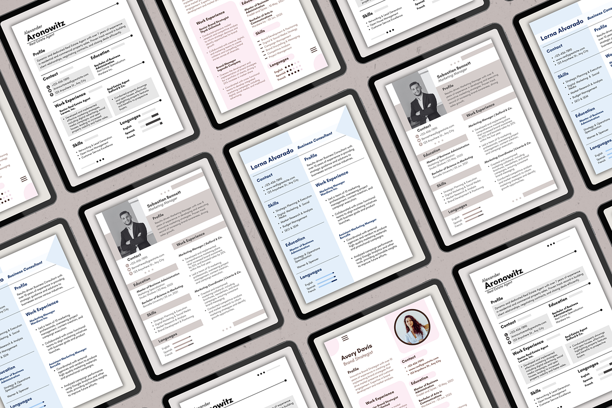 Business Curriculum Vitae Templates, a Templates & Theme by TemplateCastleStore (Photo 7 of 9)