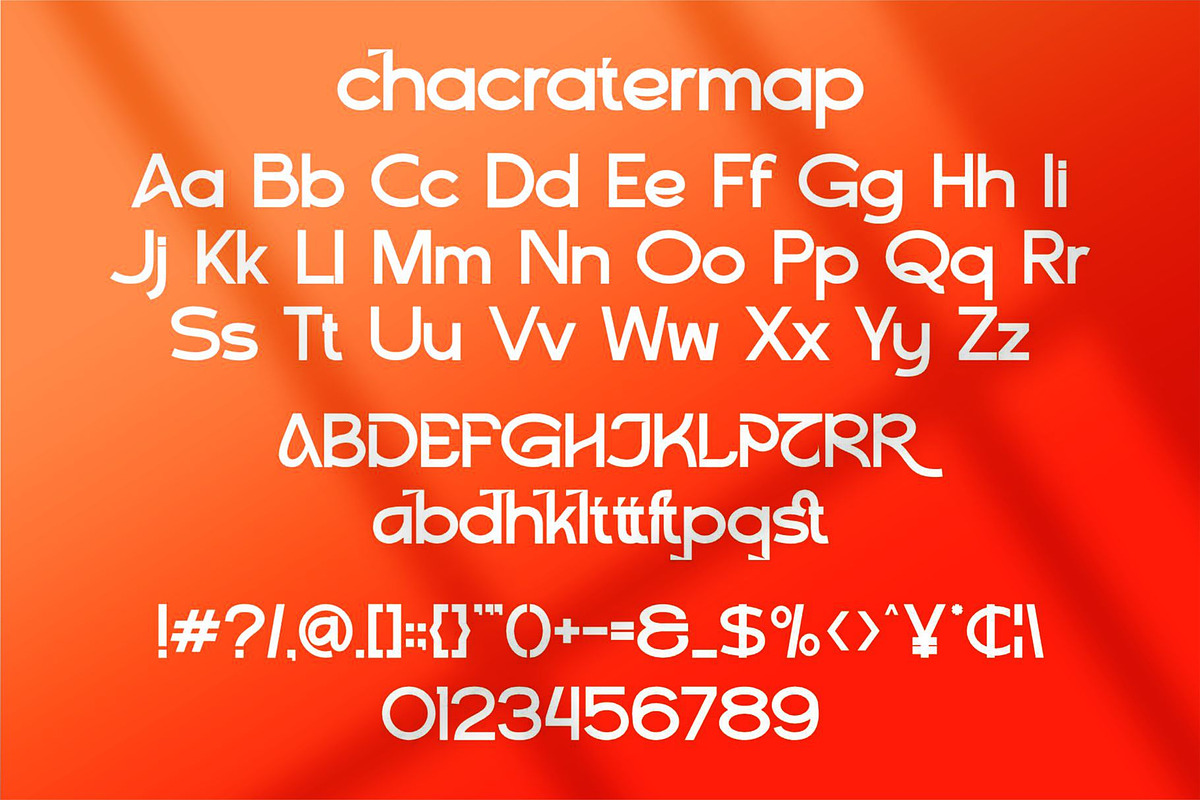 Radibta || Modern Sans Serif Font, a Sans Serif Font by Idea Studio (Photo 7 of 7)