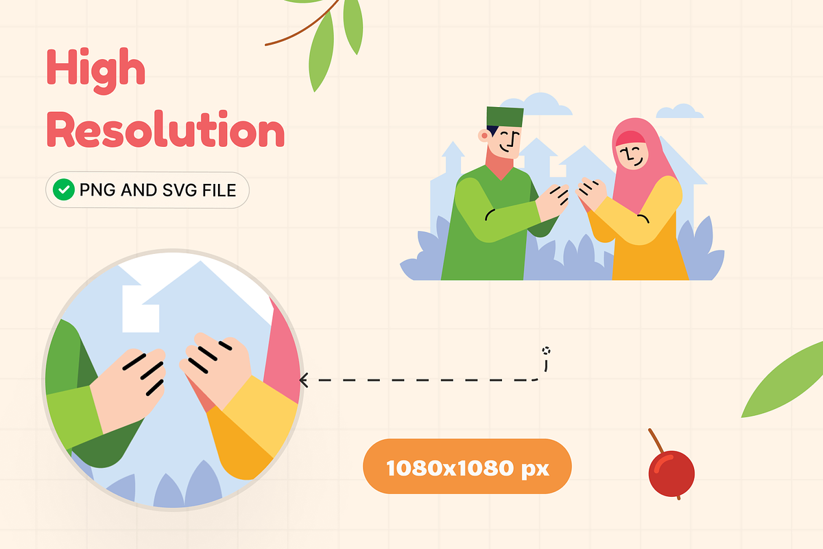 Eid al-Fitr Illustration, an Object Graphic by Illustrava (Photo 7 of 8)
