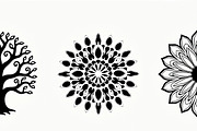 Decorative Tree Floral Nature Tile, a Decorative Illustration by Artivon (Thumbnail 15 of 23)