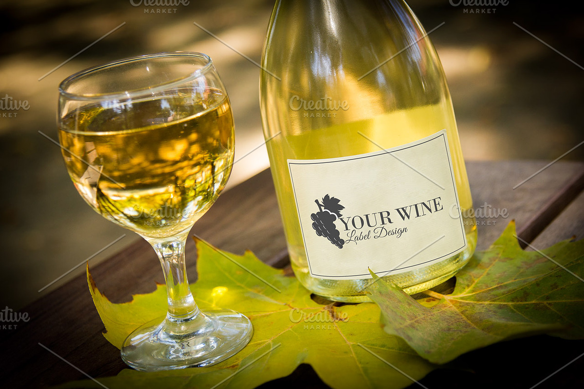 Wine Bottle Label 10, a Product Mockup by Catflap