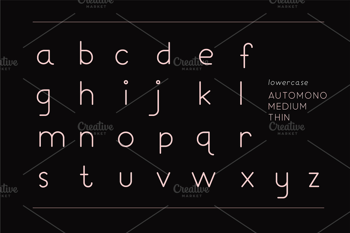 Automono Fonts preview 8