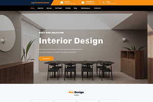 LT Interior Design Onepage WordPress