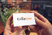 Creative - Modern 2 Color Card, a Business Card Template by KulStudio (Thumbnail 1 of 4)