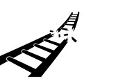 50 Broken Ladder Silhouette Bundle, an Illustration by Designs_River (Thumbnail 11 of 51)