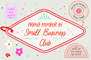 Small Business Club//Fun Font Duo, a Handwritten Font by PeachCreme (Thumbnail 1 of 16)
