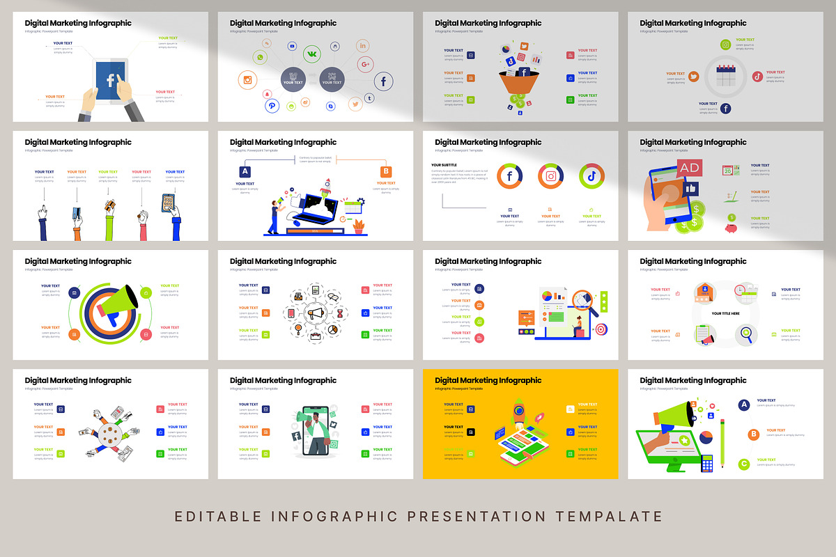 Digital Marketing - Infographic Presentation Template