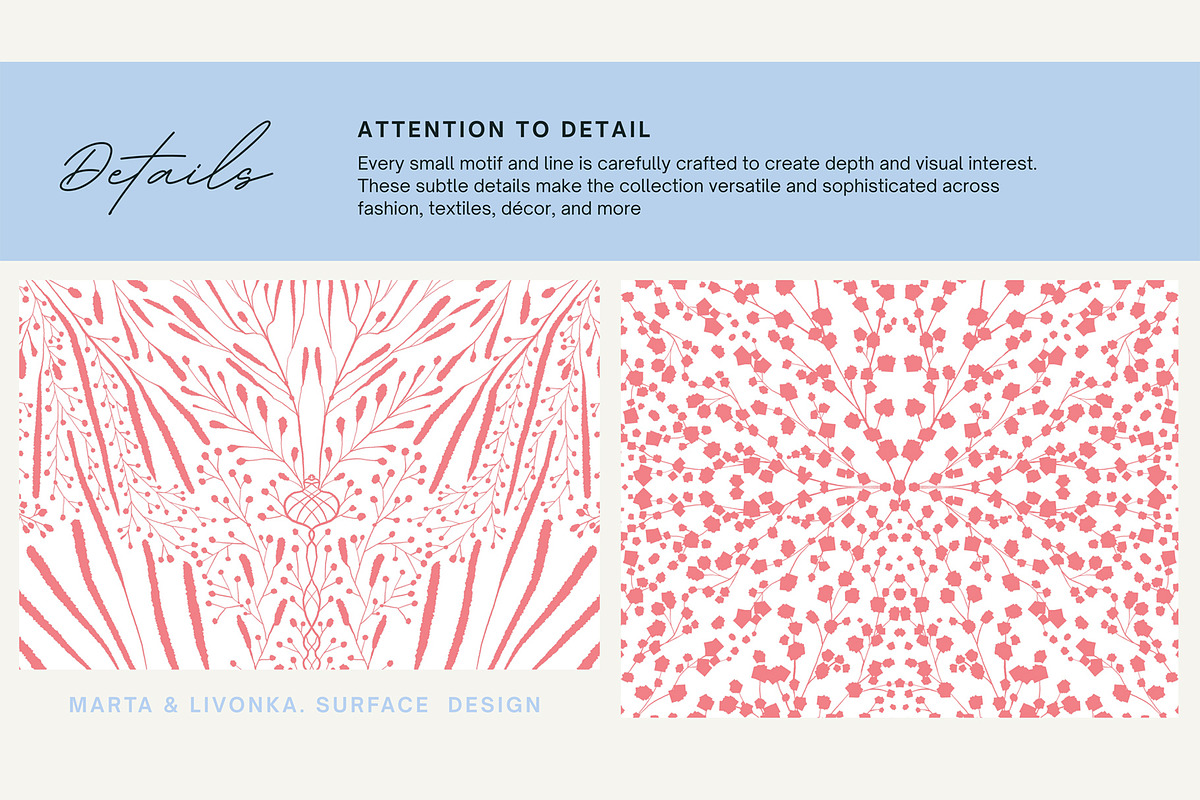 Modern Seamless Patterns Bandle, a Pattern Graphic by Marta & Livonka (Photo 11 of 16)