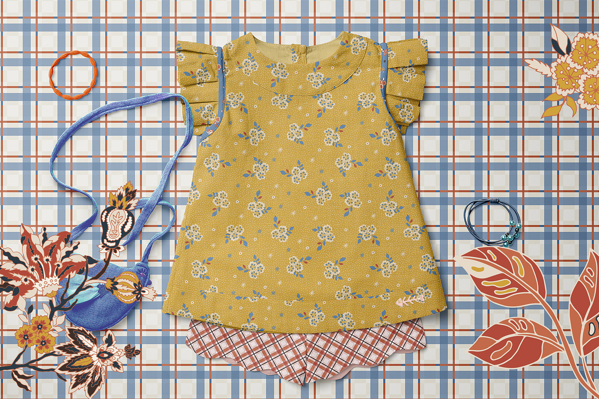 COTTAGECORE FOLK PATTERN COLLECTION, a Pattern Graphic by Sonulkaster (Photo 6 of 11)