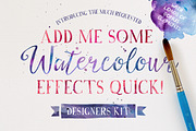 Add me some Watercolour Quick!, a Layer Style Add-On by Nicky Laatz (Thumbnail 1 of 5)