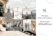 Seating Chart PSD PNG Canva Mockup,, a Product Mockup by Mie Mockup Studio (Thumbnail 5 of 6)