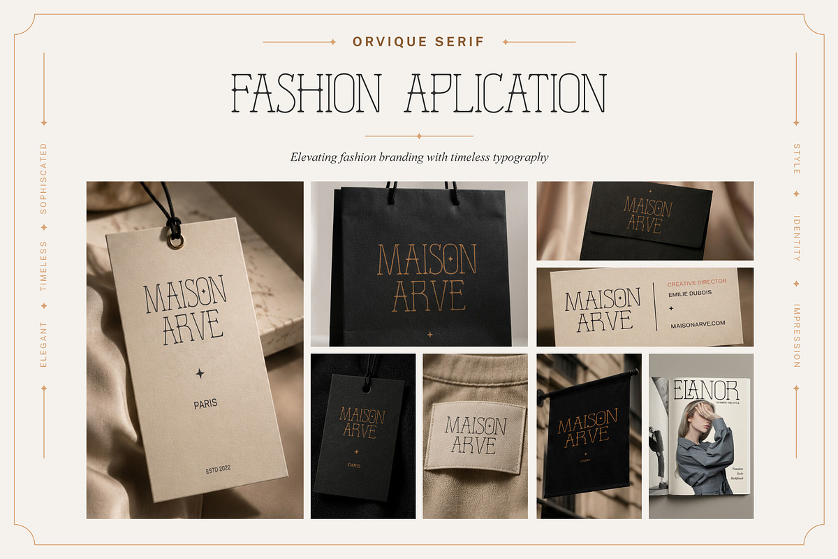 Orvique Serif – Elegant Luxury Font, a Serif Font by Hakara Type (Photo 9 of 10)