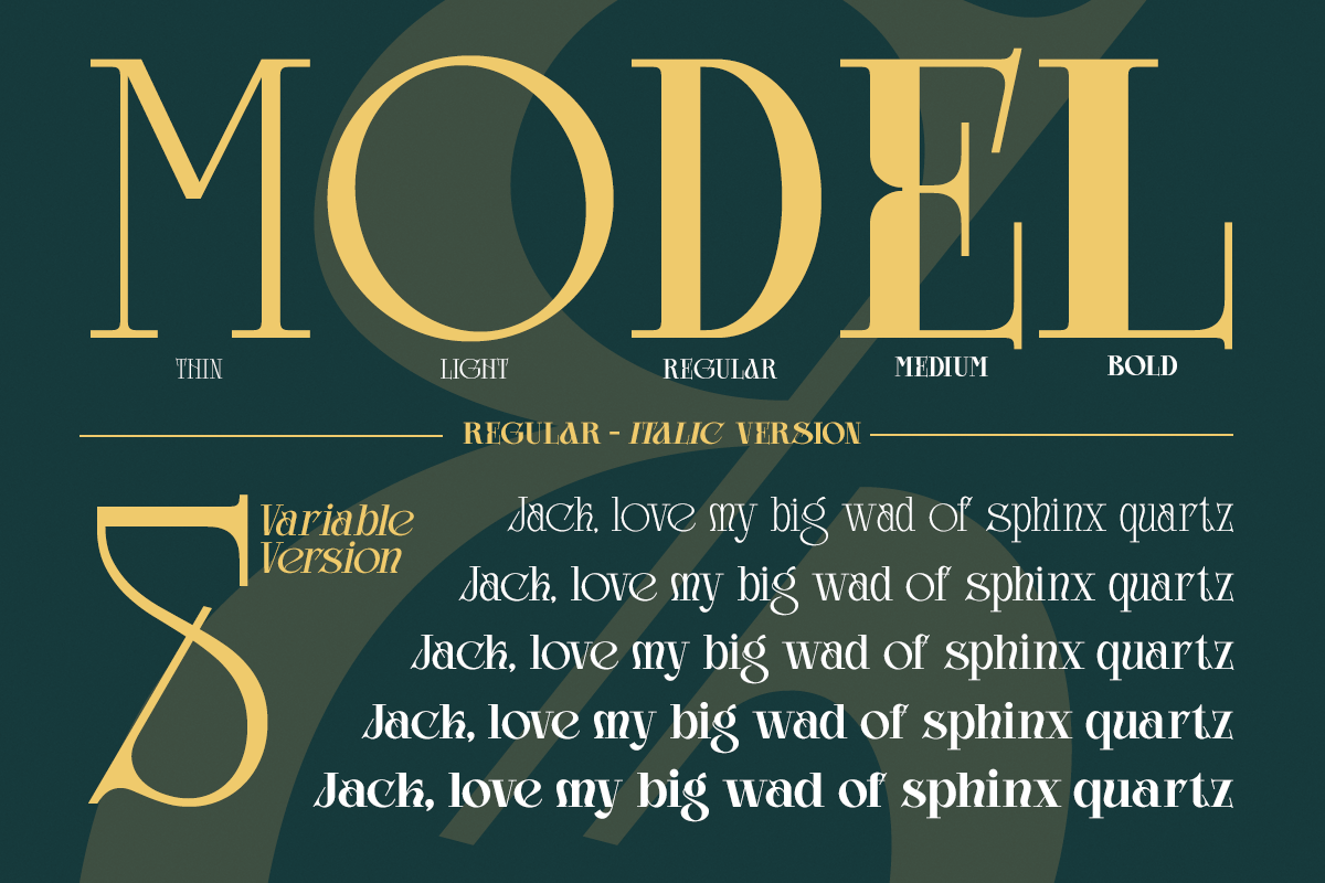 Glamour Avegato - Family Serif Font, a Serif Font by Say Studio (Photo 3 of 10)