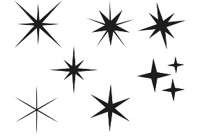 Sparkling Star Set 3 Procreate Brush