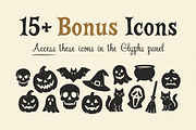 Deadweight + Jack's Lantern, a Serif Font by Bruised Goods (Thumbnail 13 of 13)