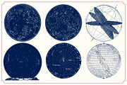 Vintage Space vector illustrations, an Education Illustration by Mr Vintage (Thumbnail 8 of 13)