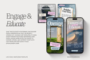 Life Coach Instagram Templates, a Social Media Template by ZenSocialDesigns (Thumbnail 8 of 9)