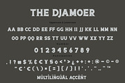 The Djamoed a Vintage Serif Font, a Serif Font by Bayuktx (Thumbnail 8 of 8)