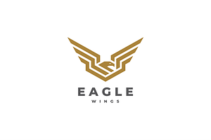 Eagle Wings Logo, a Branding & Logo Template by yopie