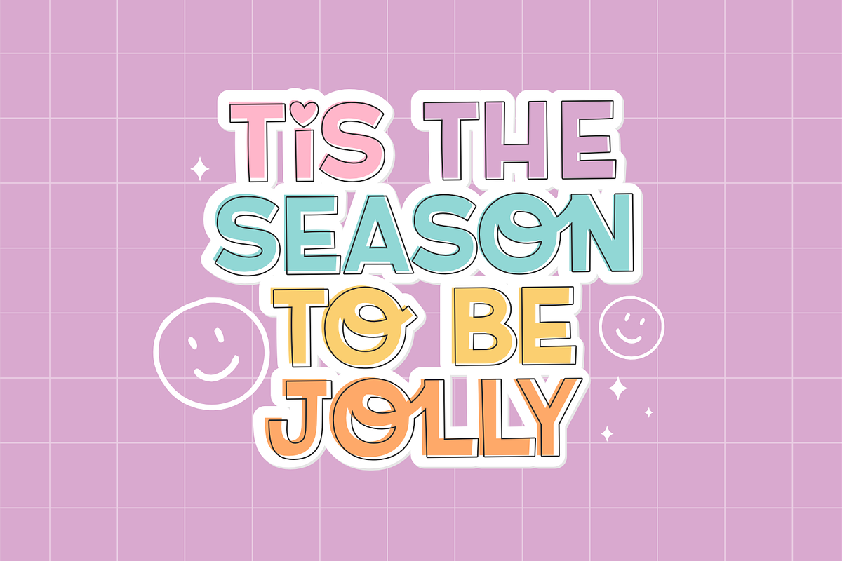 Twinkle Dreams - Christmas Font, a Sans Serif Font by Keithzo (Photo 3 of 7)