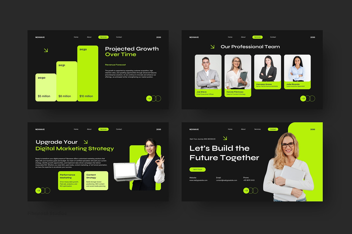 Digital Marketing Agency Pitch Deck, a Presentation Template by FIBRINOSÄ (Photo 7 of 7)