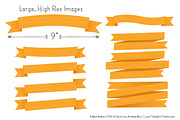 Sunshine Ribbon Banner Clipart, an Illustration by Amanda Ilkov (Thumbnail 3 of 4)