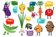 Fruits and Vegetables for kids, an Object Graphic by ianakauri (Thumbnail 2 of 2)