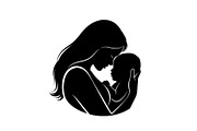 50 Mother and Baby Love Silhouette S, an Illustration by Designs_River (Thumbnail 35 of 51)