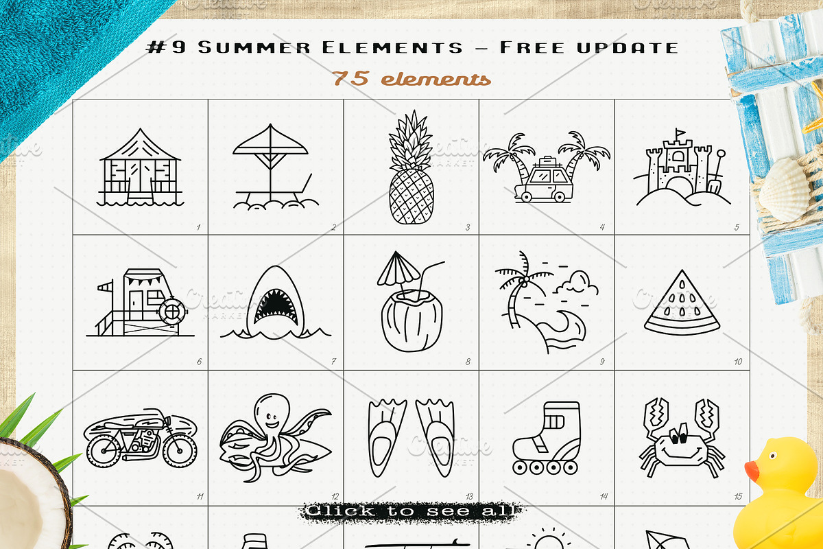 Simple Camp Scenes Logo Creation Kit, a Branding & Logo Template by JeksonGraphics (Photo 4 of 24)