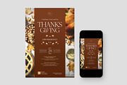Thanksgiving Dinner Flyer Template, a Flyer Template by BrandPacks (Thumbnail 2 of 5)