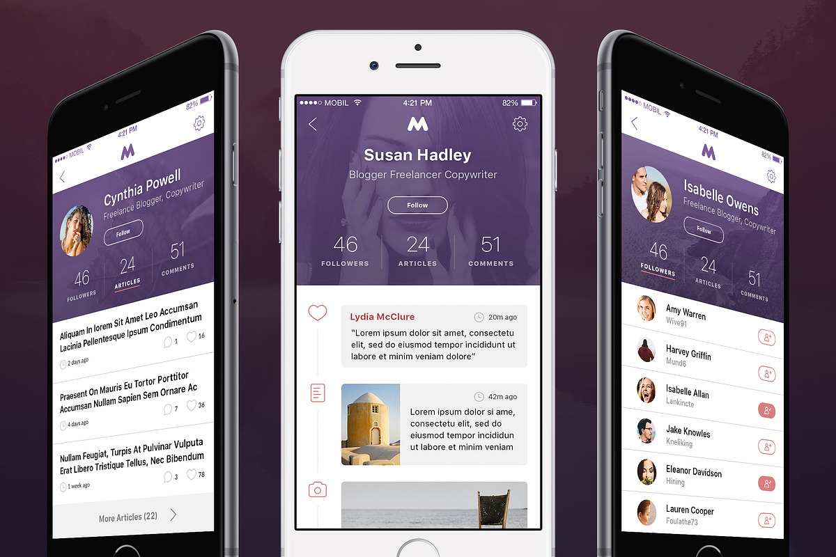 Megap - iOS Template, an UI Kit Template by Michael Eleder Templates (Photo 5 of 9)