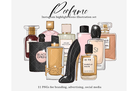 Perfume clipart perfume bottle PNG, an Object Illustration by Milatoo