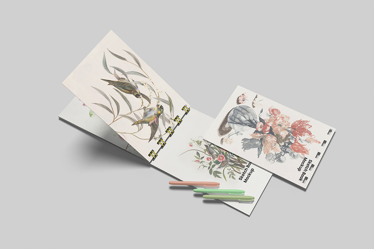 A6 Sketch Book Mockup, a Books & Magazine Mockup by ianmikraz (Photo 4 of 5)
