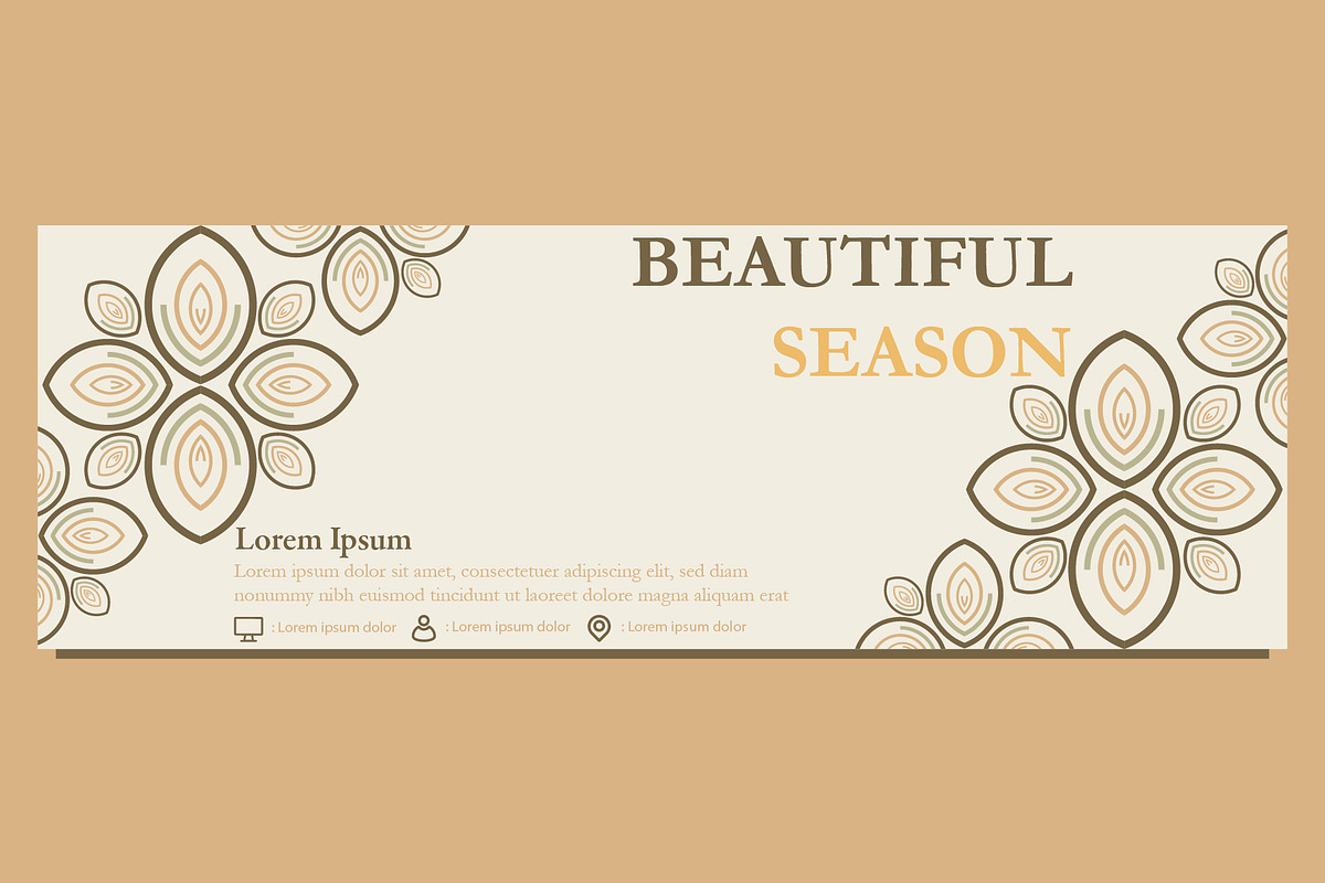 Abstract Floral Banner Template, a Marketing Template by sekitarief (Photo 1 of 3)