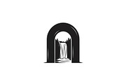 Waterfall Arch Landscape SVG Bundle, an Illustration by jahid234 (Thumbnail 8 of 31)