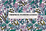 Hand-drawn Tropical Flower Patterns, a Pattern Graphic by ASTUDIO (Thumbnail 4 of 7)