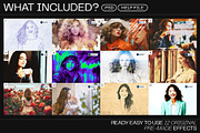 12 Photo Effect Templates, a Brushes & More by iDoodle Studio (Thumbnail 2 of 6)