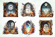 Halloween Window Sublimation, an Illustration by Creative Art (Thumbnail 2 of 4)