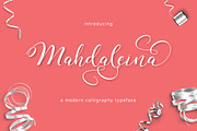 Mahdaleina Typeface, a Script Font by Thirtypath Studio (Thumbnail 1 of 10)