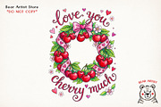 Valentine Love & Coffee Illustration, an Illustration by GlitterCraft (Thumbnail 30 of 41)