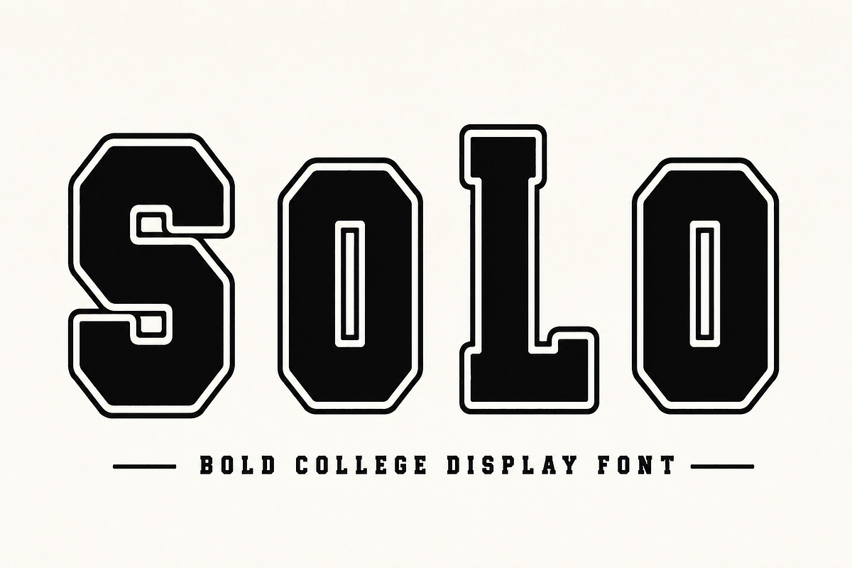 Solo, a Slab Serif Font by Wow Magic (Photo 1 of 7)