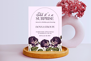 5 Birthday Surprise Party Invitation, a Templates & Theme by TemplateCastleStore (Thumbnail 7 of 9)