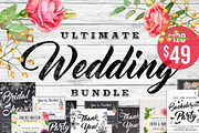 Massive Chalk Wedding Bundle 60% off, an Invitation Template by SkyvaraSupply (Thumbnail 1 of 12)