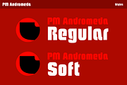PM Andromeda Sci-Fi & Fantasy Font, a Sans Serif Font by Paper Moon Graphic Supply (Thumbnail 4 of 6)