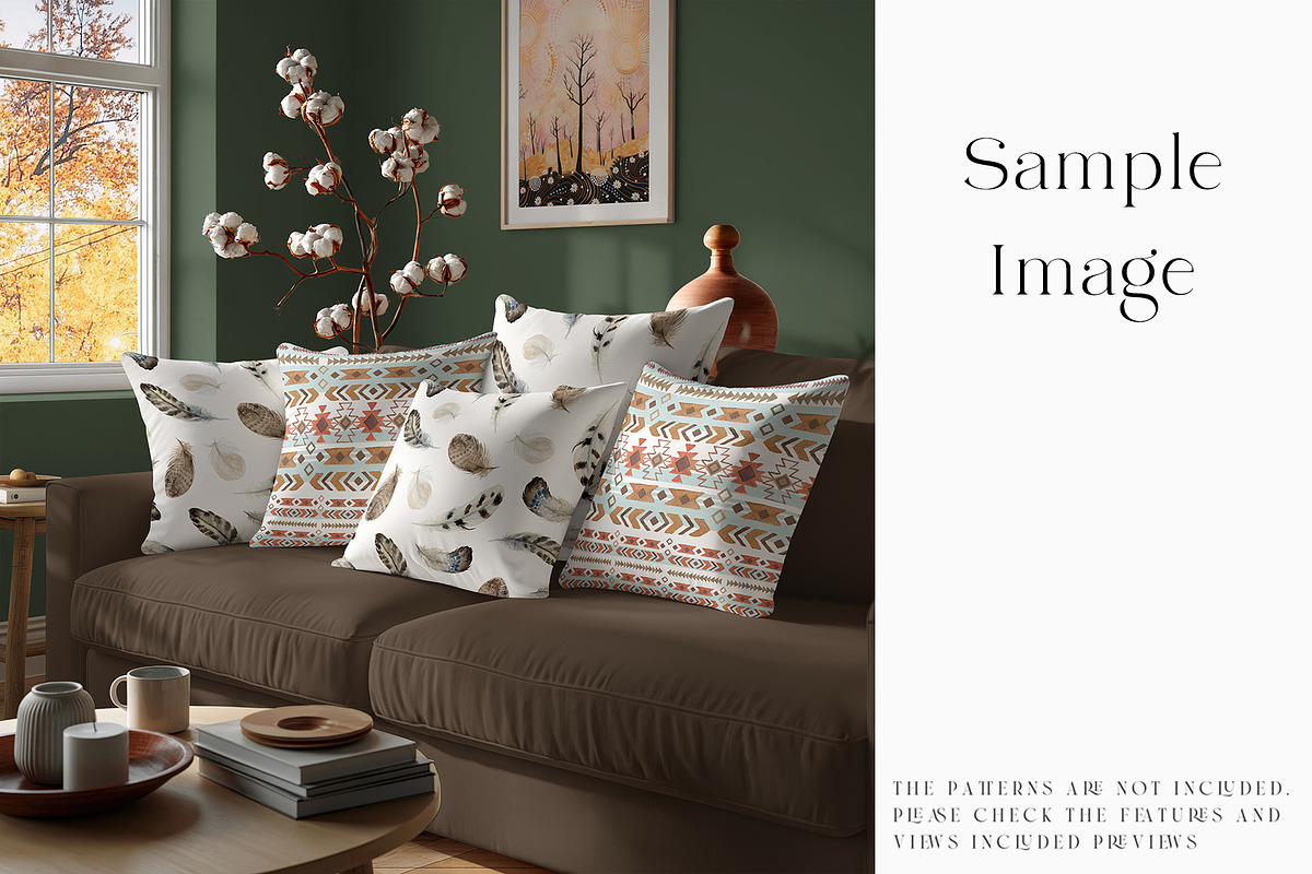 Throw Pillows Mockups, a Household Mockup by mock-ups (Photo 23 of 31)