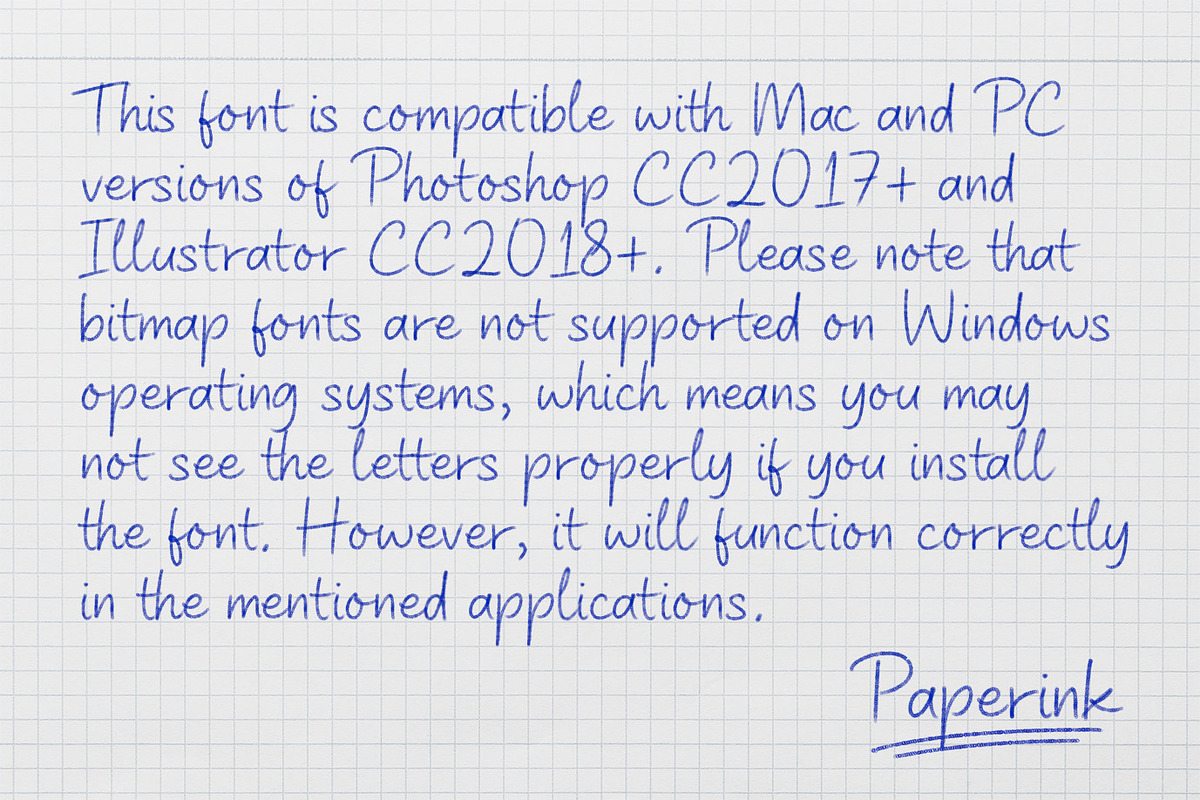 Paperink - Color SVG Fonts, a Handwritten Font by Viswell (Photo 5 of 12)