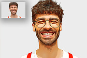 Cartoonize Photo Effect, a Layer Style Add-On by Vatdesign (Thumbnail 2 of 4)