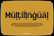 Dappers - a vintage display font, a Serif Font by Brainware Graphic (Thumbnail 13 of 13)