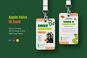 Apple Juice - ID Card, a Card Template by Esensifiksi.studio (Thumbnail 1 of 3)