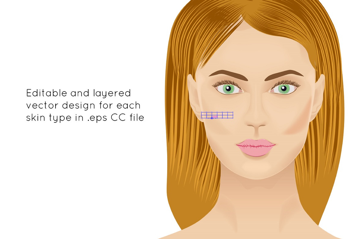 Skin tones - Adobe illustrator preview 3